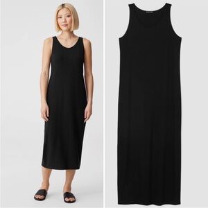 EILEEN FISHER System Viscose Jersey Tank Dress Size Small Petite